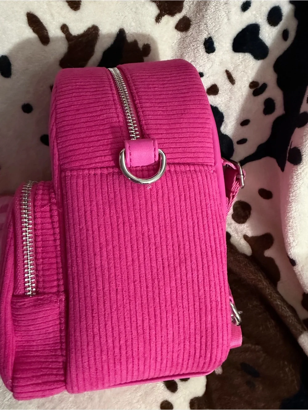 Loungefly Barbie Hot Pink Corduroy Mini Backpack